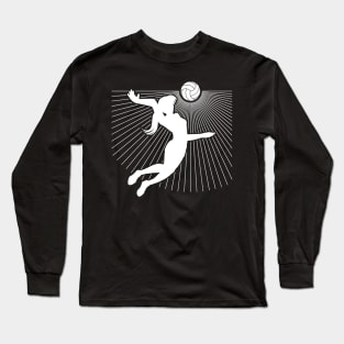 Volleyball Girl Serve - Volleyball Player Shirts and Gifts Long Sleeve T-Shirt